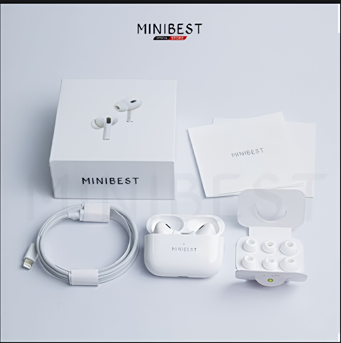 Minibest M5 AirPods Pro โ Premium Wireless Bluetooth Earbuds