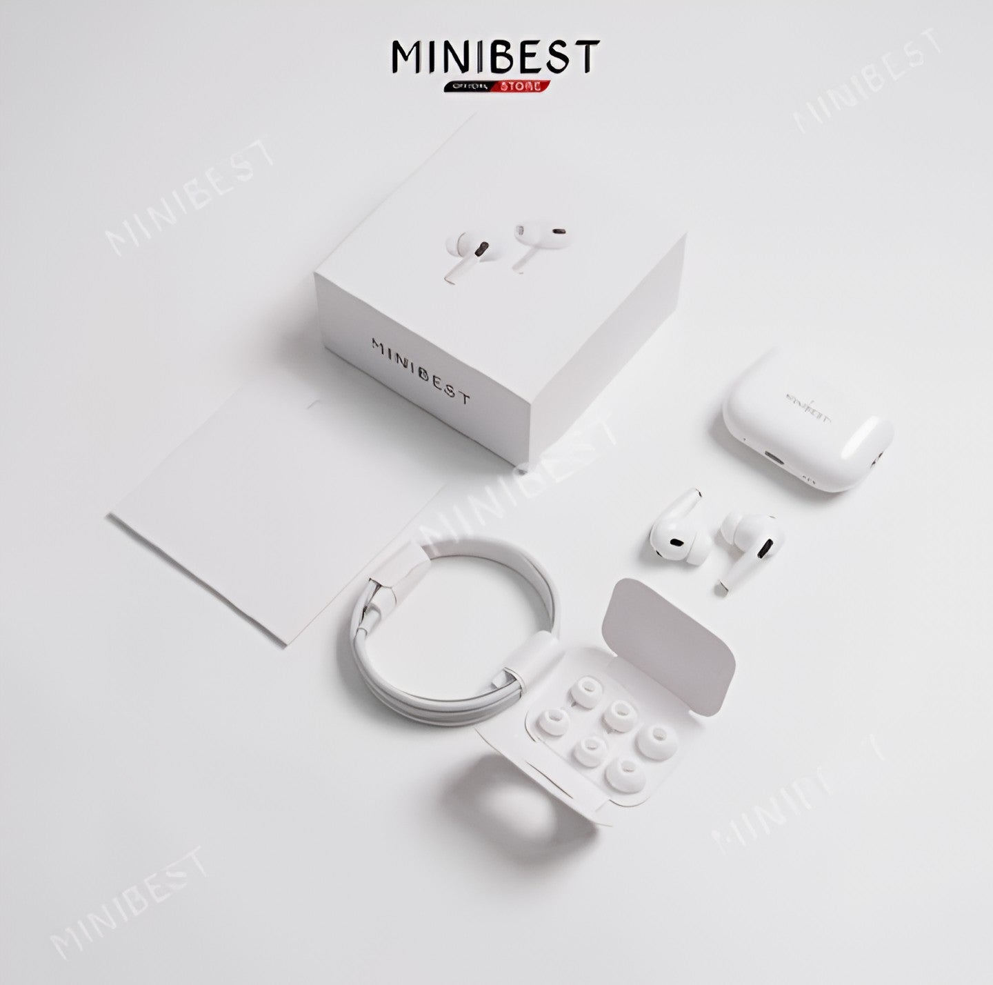 Minibest M5 AirPods Pro โ Premium Wireless Bluetooth Earbuds