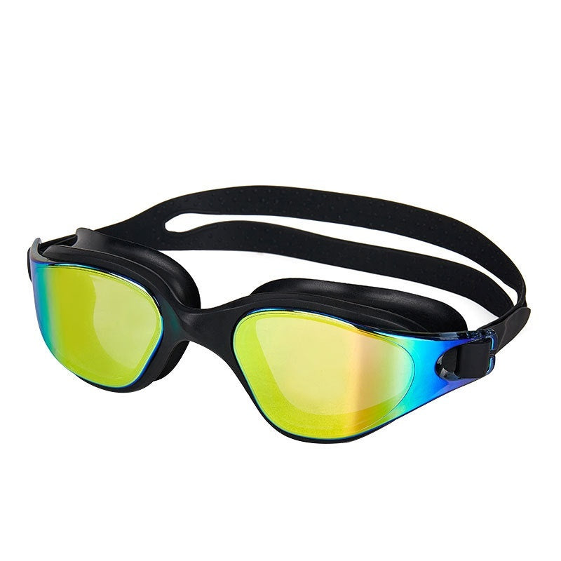 One-piece Silicone Large Frame Large Vision Waterproof Swimming Goggles