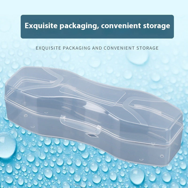 One-piece Silicone Large Frame Large Vision Waterproof Swimming Goggles