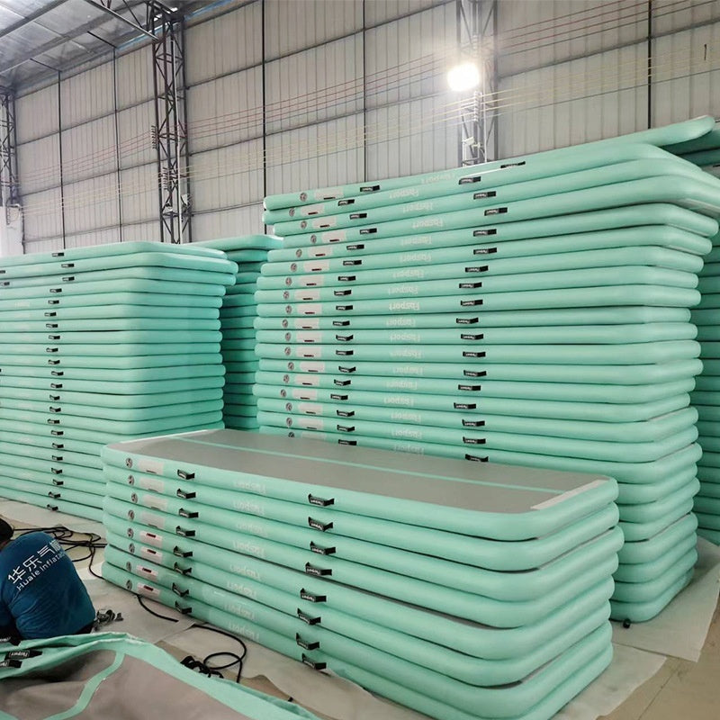 Sports Training Brushed Inflatable Gym Mat