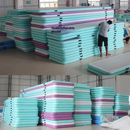 Sports Training Brushed Inflatable Gym Mat