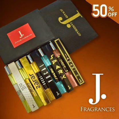 Unisex Long Lasting Fragrance Pocket Perfume - 5 PCs Tester Pack (35ml Each)