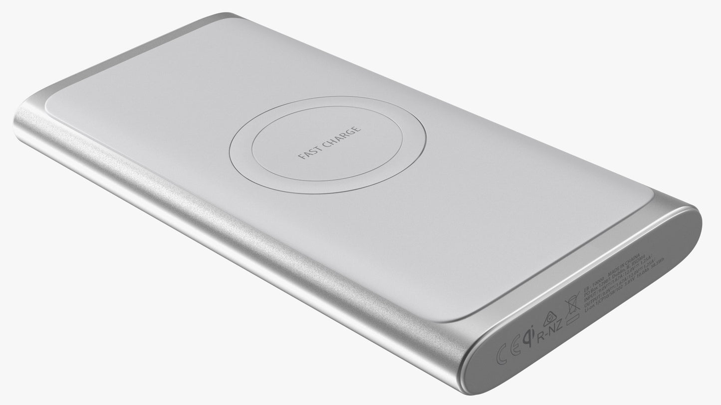 Samsung 10000mAh 25W Wireless Power Bank - Silver